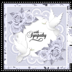 Sympathy Roses & Doves Mini Kit