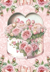 A4 Vintage Roses Box