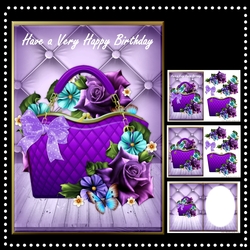 A5 Birthday Roses Mini Kit