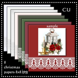 CU Christmas paper lace border