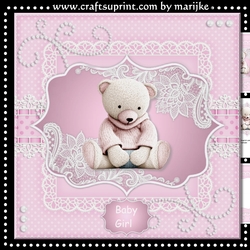 Baby Girl Teddie Mini Kit