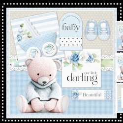 Baby Boy Teddie Mini Kit