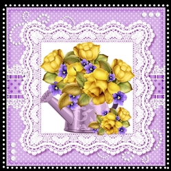 Wateringcan & Roses  Roses Mini Kit