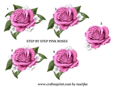 Step By Step Gorgeous PINK Roses