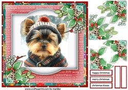 Christmas Baby Yorkshire Terrier 2