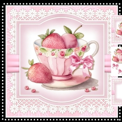 Teacup Strawberries  Mini Kit