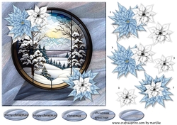Snowy Village Quick Card