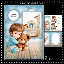 A5 Baby Boy Teddie Mini Kit
