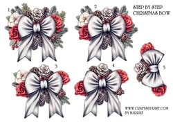 Step by Step Christmas Bow  9
