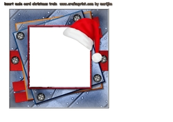 Male card Christmas Train INSERT