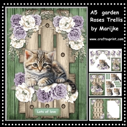Garden Roses Trellis Mini kit