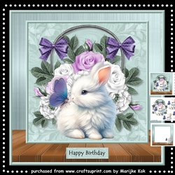 Bunny & Roses Basket Mini Kit
