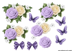 Roses & ButterfliesSTEP BY STEP