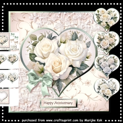Anniversary Hearts Roses
