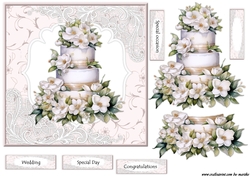 Wedding cake Quick card