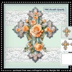 Beautiful Sympathy Cross Mini Kit