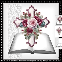 Sympathy Roses Cross Mini Kit