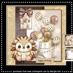 Cute Hedgehog  Mini Kit