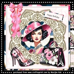 Art Deco  Lady  Mini  Kit