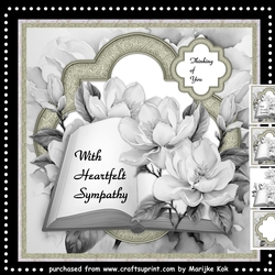 Sympathy Book Magnolias 