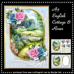 English Cottage & Roses A5 Mini Kit