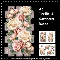 Trellis Gorgeous Roses Mini Kit