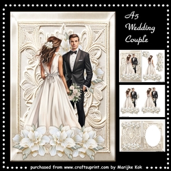 A5 Wedding Couple Mini Kit