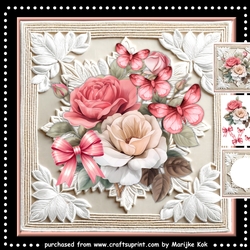 Vintage Roses & Butterflies Mini Kit