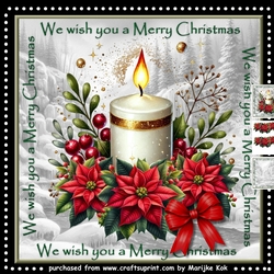 Merry Christmas Candle Mini Kit
