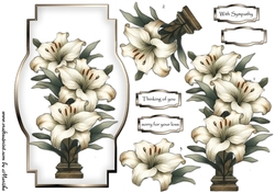 Panel  Lovely Lilies