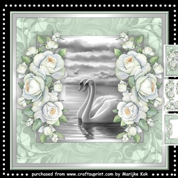 Swans and Roses Mini Kit