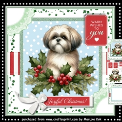 Joyful Christmas Puppy Mini Kit