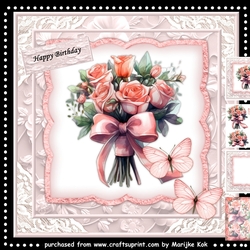 Pretty Roses Bouquet Mini Kit