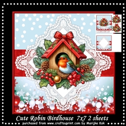 Cute Robin´s Birdhouse