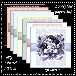 Lovely Lace Papers Kit