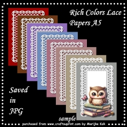 CU Rich Colors Lace A5 Kit