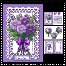 Purple Bouquet A5 Mini Kit