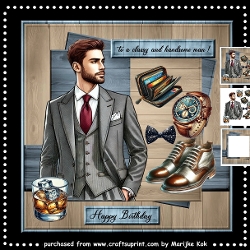 Male Card Gentleman Mini Kit