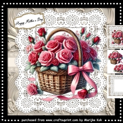 Romantic Roses Basket MiniKit