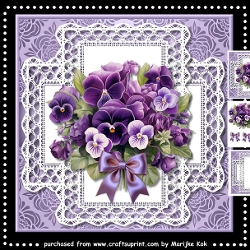 Special Bouquet  VIOLETS Mini Kit