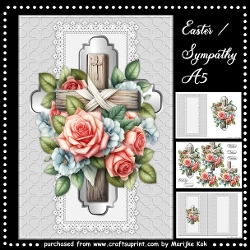 Easter or Sympathy Cross A5 Mini Kit