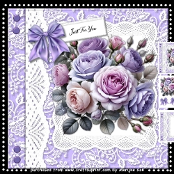Lavender English Roses Mini Kit