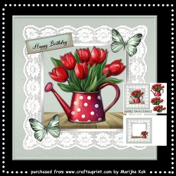 Watering Can Tulips Mini Kit