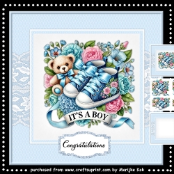 Baby Boy Shoes Mini Kit
