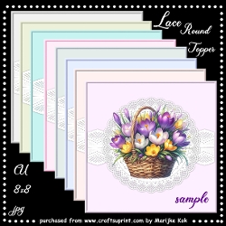 CU Round Lace Toppers Spring