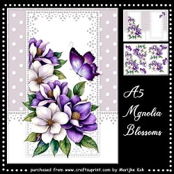 Magnolia Blossoms A5 Mini Kit