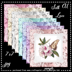 CU   7x7   Silk & Lace Toppers