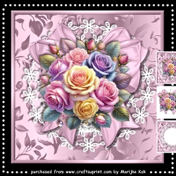 Flower Lace & Roses Mini Kit