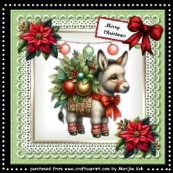 Cute Donkey    Baubles  Mini Kit