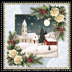 Snowy Church Mini Kit